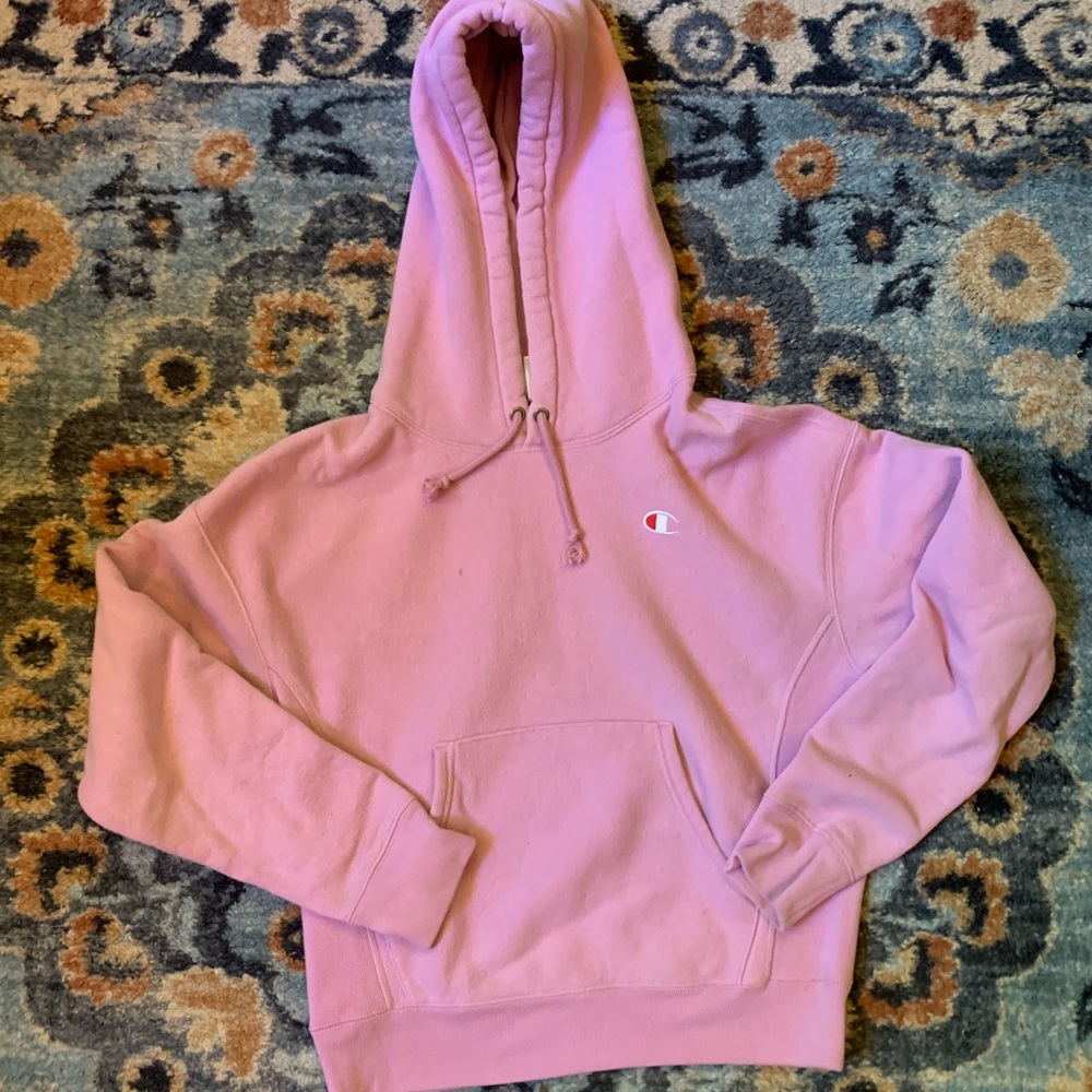 champion hoodie in the prettiest lilac color! bought from urban outfitters